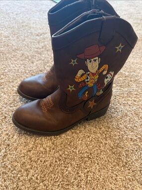 Disney Brown Kids Woody & Forky Cowboy Boots